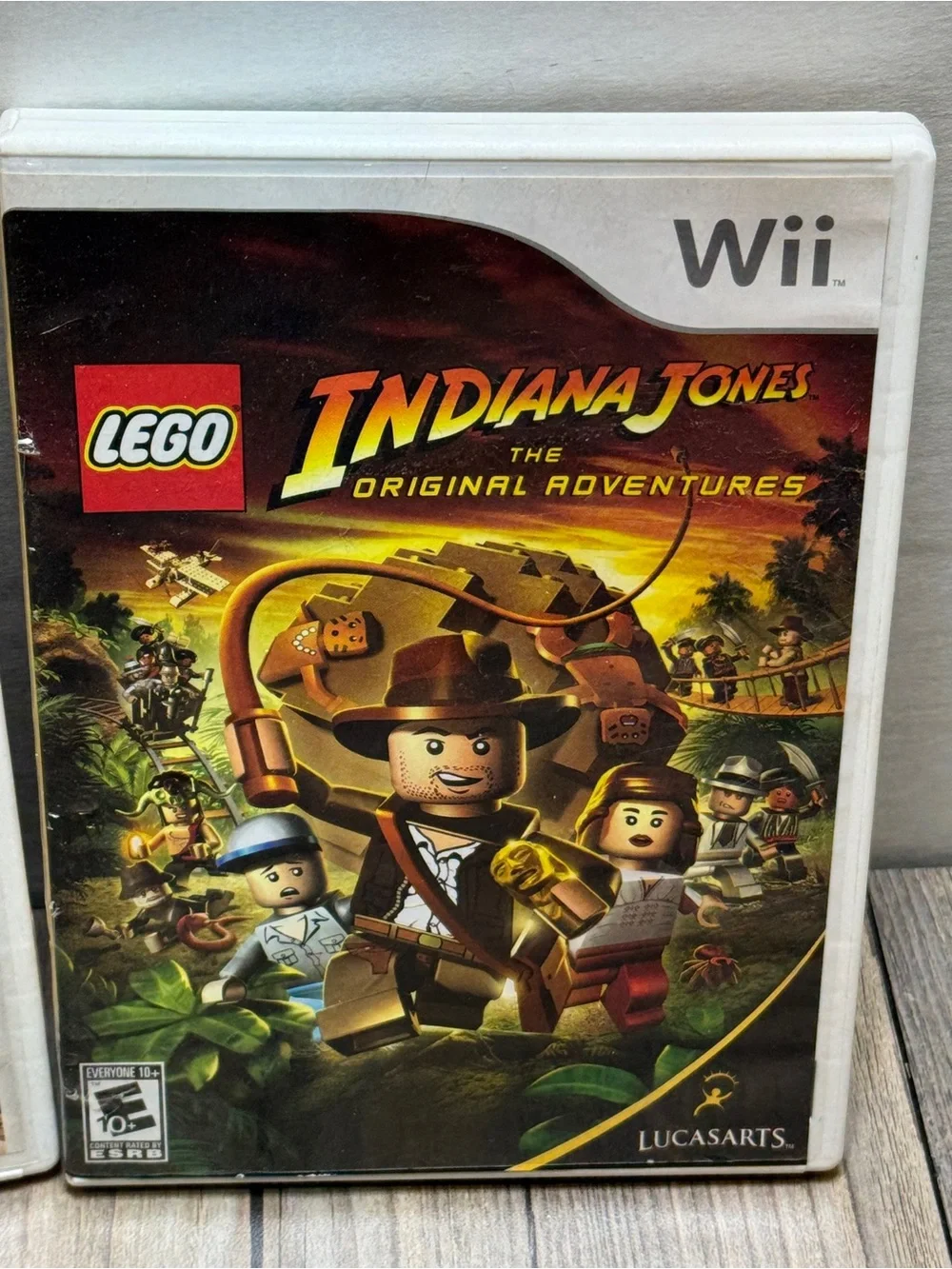 Lot of 2 Wii Nintendo Games Wii PLAY, Lego Indiana Jones The Original Adventure